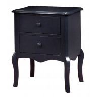 Carlin 2 Drawer End Table Transitional style - Blue